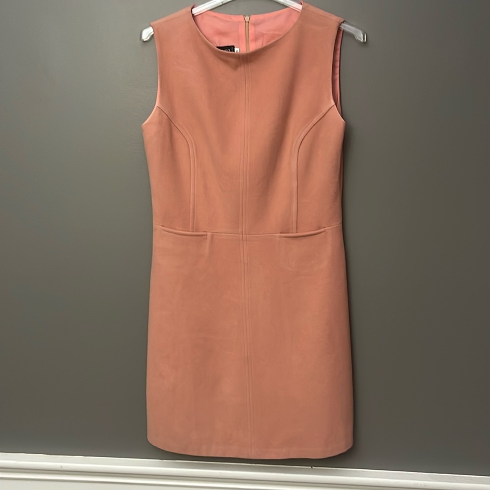 Monica Bianco Pink Wool Cashmere Dress - Size 8